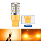 Indicator Orange (Amber) LED Bulbs T20