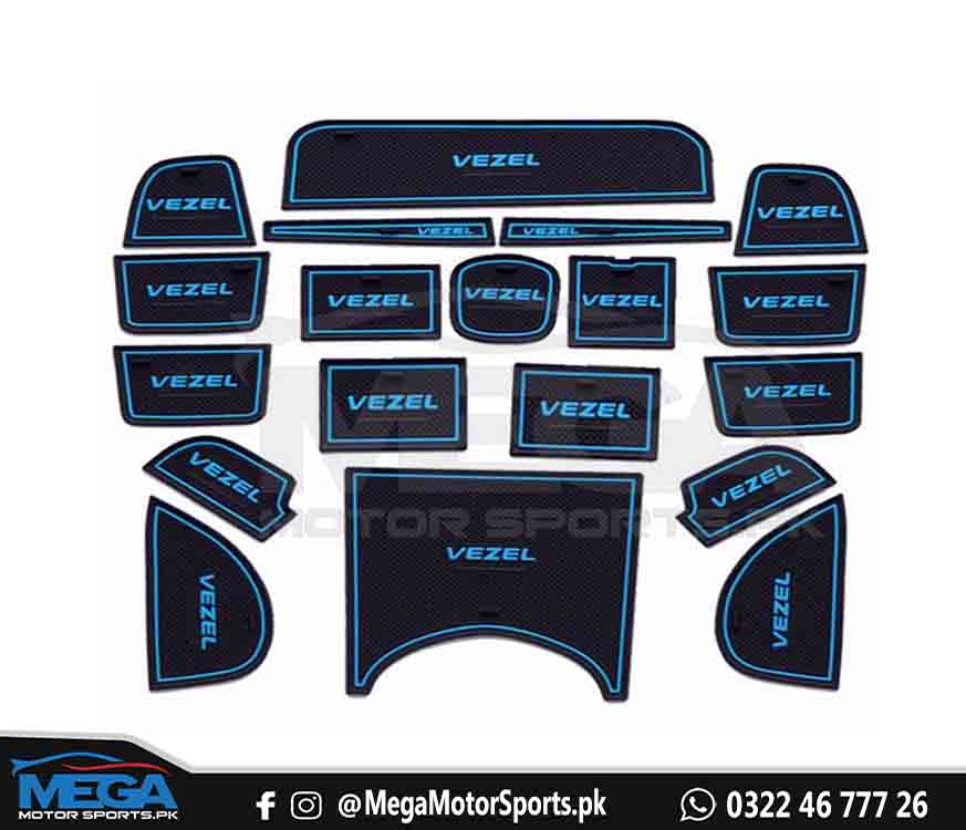 Honda Vezel PVC Interior Mats Blue - Model 2013-2020