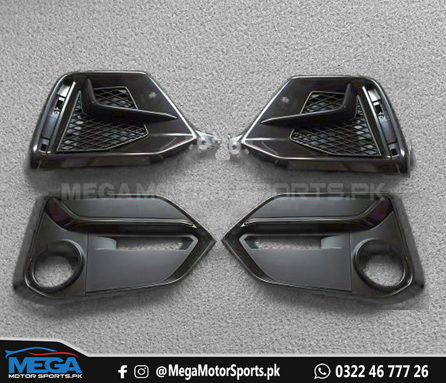 Honda Civic Type R Facelift 2020 Fog Covers (4 Pieces)
