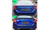 Honda Civic Bumper Diffuser Double Exhaust Model 2016 - 2020
