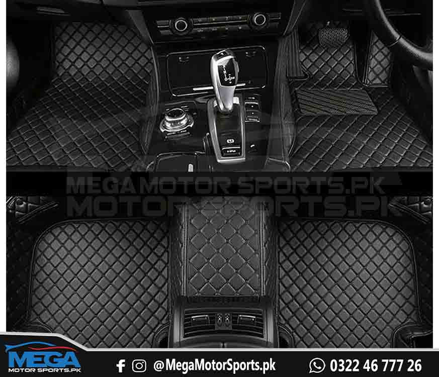 Honda CRZ 7D Floor Mats Black 2012-2018