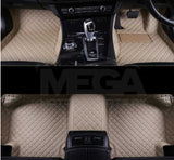 Honda City 7D Diamond Floor Mats Beige With Beige Stitch