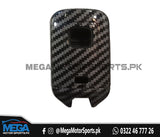 Honda Vezel Black Carbon Fiber Key Fob 2 Button