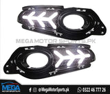 Honda Vezel LED DRL Covers V3 - Arrow Style Model - 2013-2020