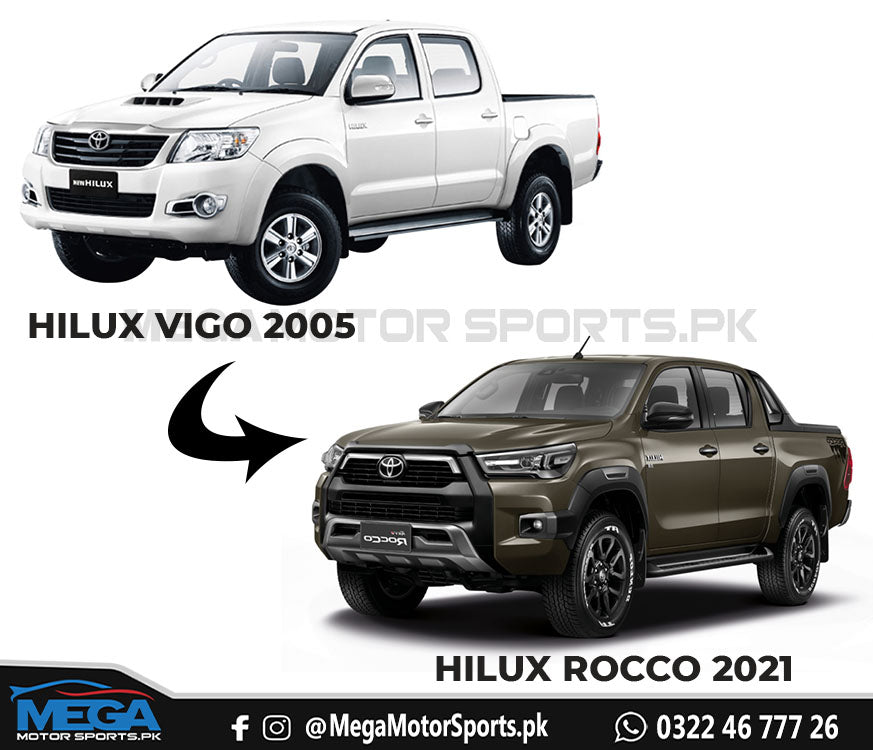 Toyota Hilux Vigo 2005 to Rocco 2021 Facelift Conversion For Vigo 2005 - 2014