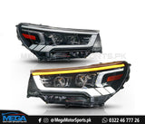Toyota Hilux Revo Etron Style Head Lights For 2016 - 2021