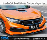 Civic X Facelift Front Bumper Mugen Lip Body kit - Model 2016 - 2020