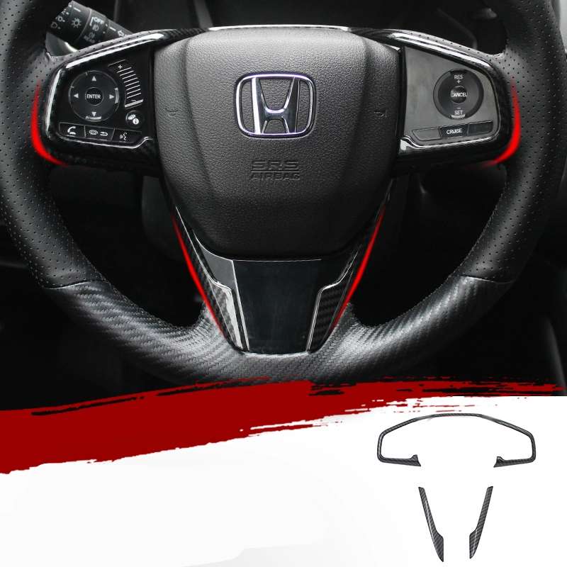 Honda Civic X Carbon Fiber Steering Trim