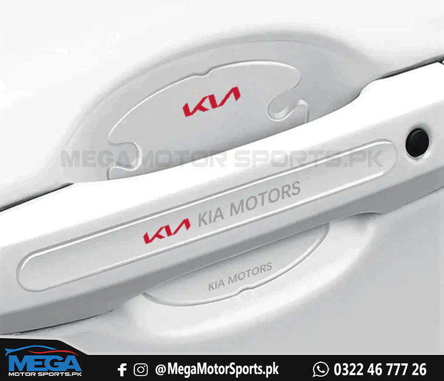 KIA Car Transparent Door Handle And Bowl Protector | Door Scratch Protector