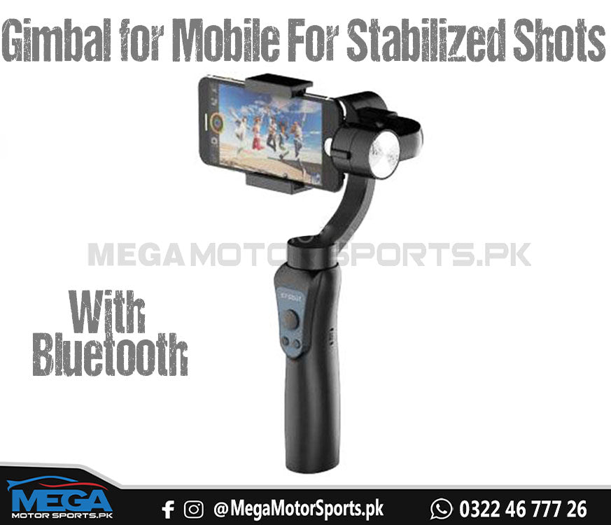 Gimbal For Mobile For Stabilized Shots with Bluetooth