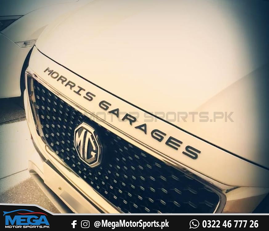 Black Bonnet Letters MG Morris Garages - MG Letter Logo