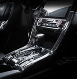 Honda Civic X Carbon Fiber Console Panels Trim