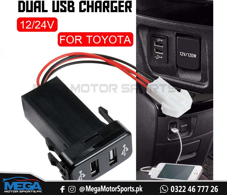 USB Socket For Toyota - Usb Charger For Toyota - InDash Charger